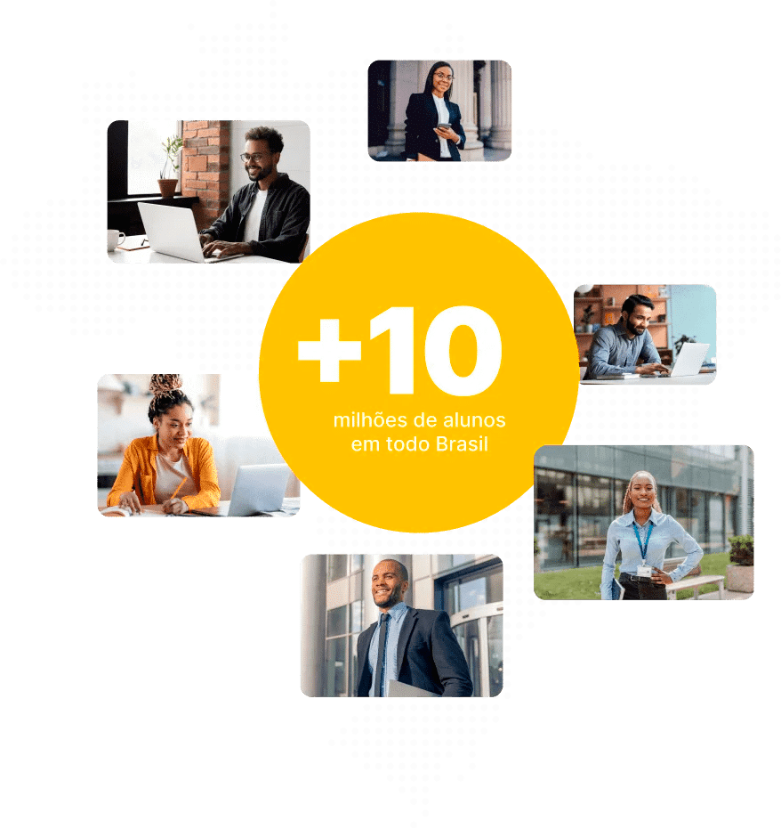 + de 10 milhões de alunos no Brasil