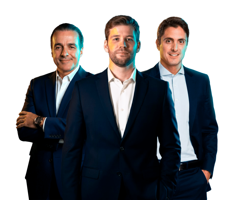 Edwardo Newman, Thiago Romero e Francisco Sannini - Professores Damásio