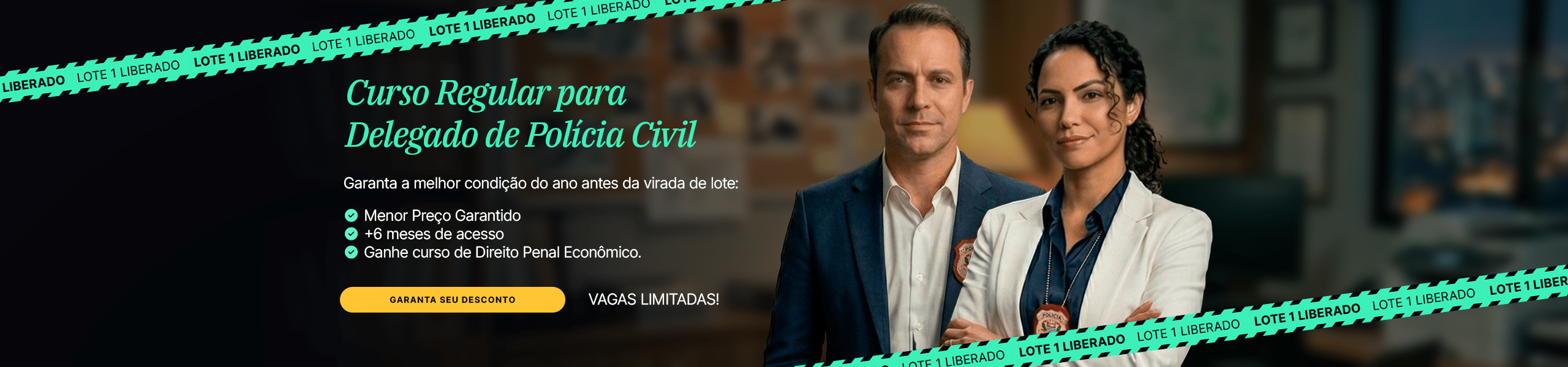 Curso Regular para Delegado de Polícia Civil: a preparação definitiva do Damásio está voltando. Lote 01 liberado.